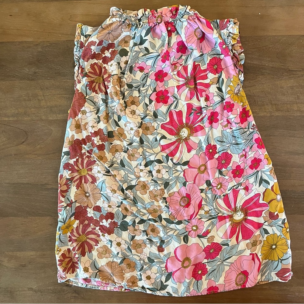 Floral Boho Sleeveless Top - Women’s medium shirt